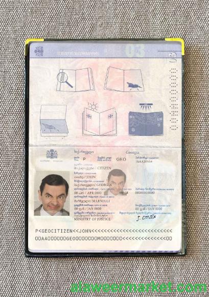 Georgia passport photo look